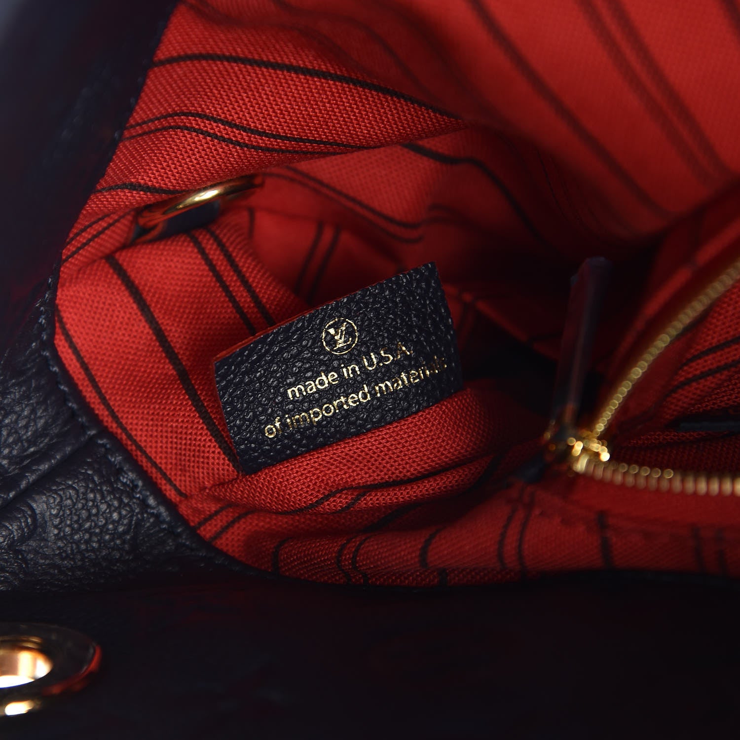 Louis Vuitton Empreinte Artsy MM Marine Rouge 8 of 11