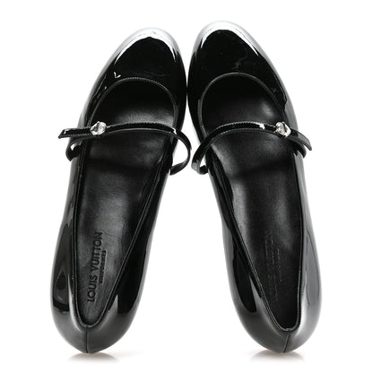 Louis Vuitton Patent Uniformes Ballet Flats 39.5 Black 2 of 9