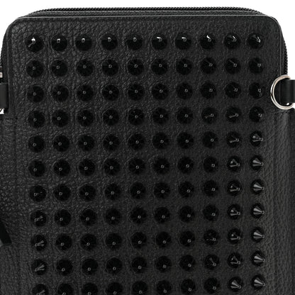 Christian Louboutin Empire Calfskin Spikes Loubilab Clutch Black 7 of 9