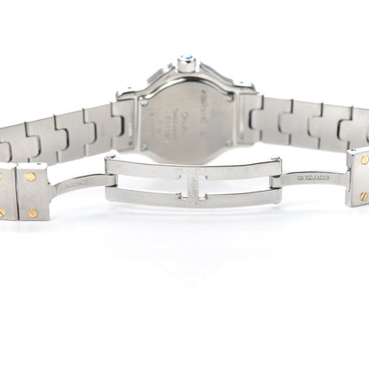 Cartier Stainless Steel 18K Yellow Gold 25mm Santos Octagon Quartz Watch 5 of 5