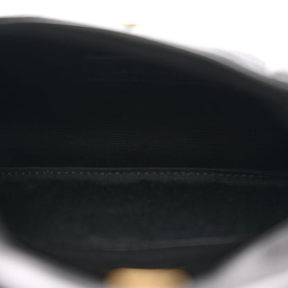 Saint Laurent Lambskin Monogram Loulou Puffer Pouch Clutch Black 5 of 7