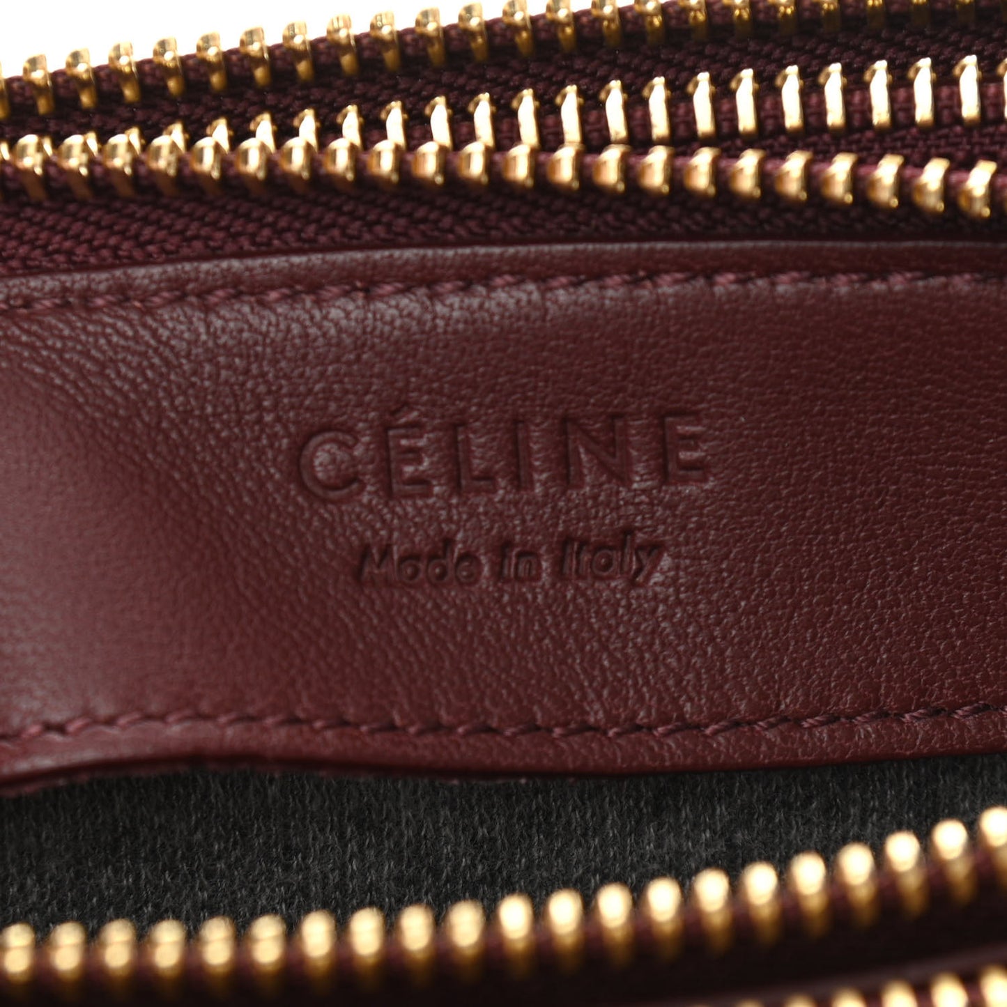 Lambskin Large Trio Crossbody Bag Burgundy