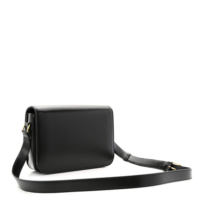 Celine Shiny Calfskin Medium Triomphe Black 3 of 9