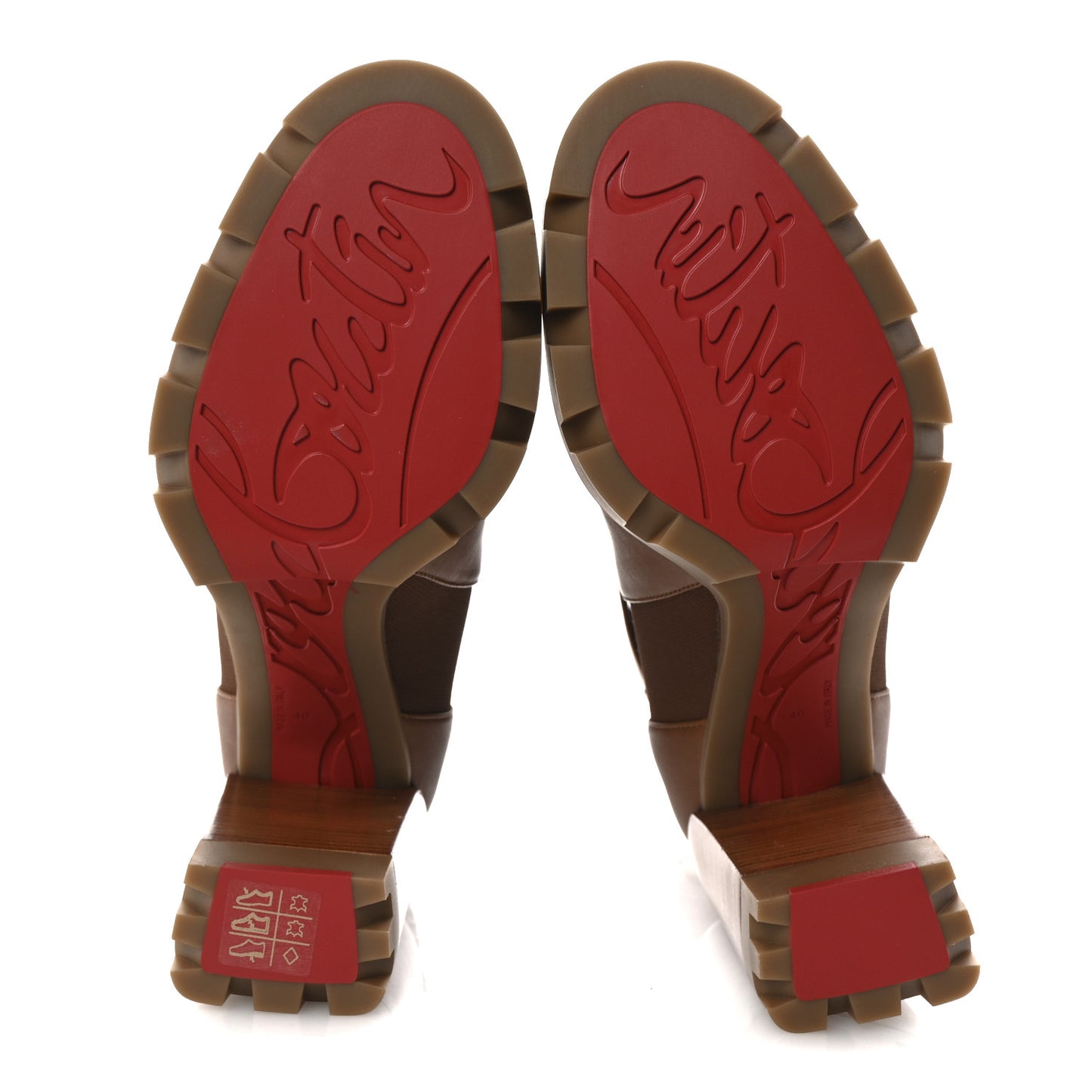 Calfskin CL Chelsea Lug 100 Booty 40 Cuoio