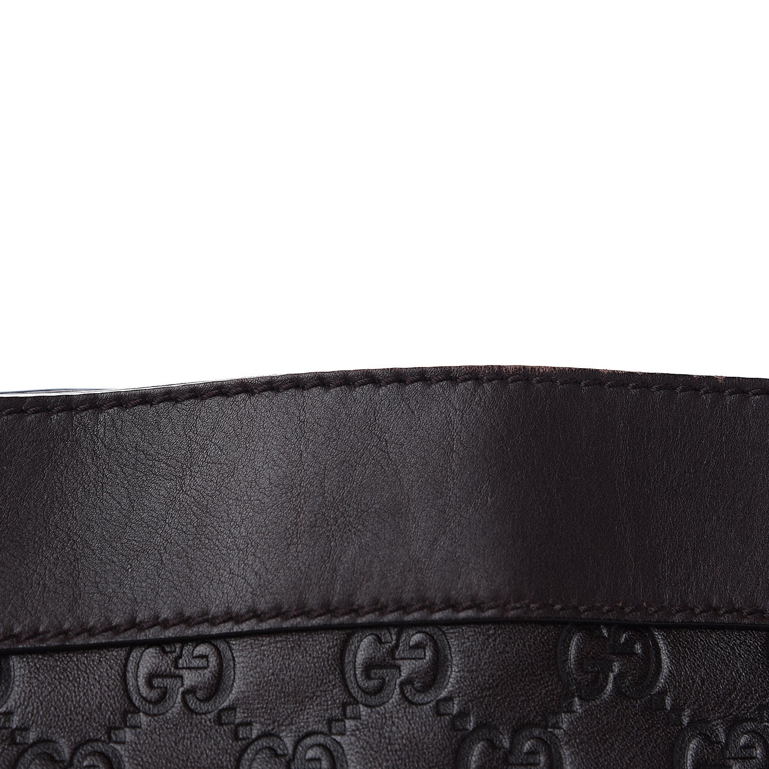 Gucci Guccissima Medium D Gold Tote Dark Brown 12 of 14