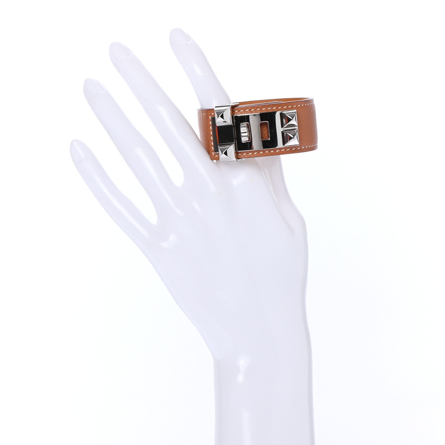Hermes Epsom Collier de Chien CDC 24 Bracelet T2 Gold 2 of 6