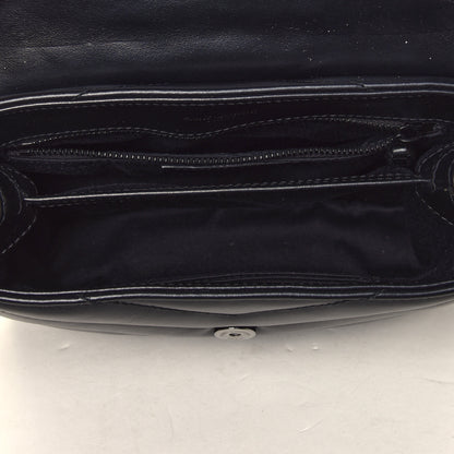 Saint Laurent Calfskin Y Quilted Monogram Toy Loulou Crossbody Bag Black 8 of 8