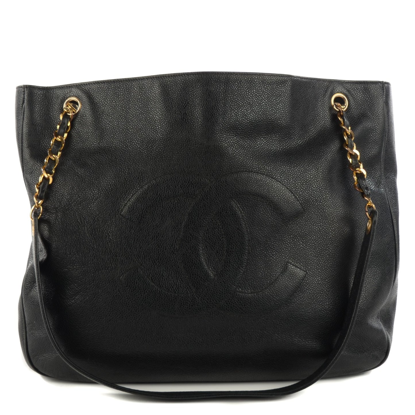 Caviar CC Shoulder Bag Black