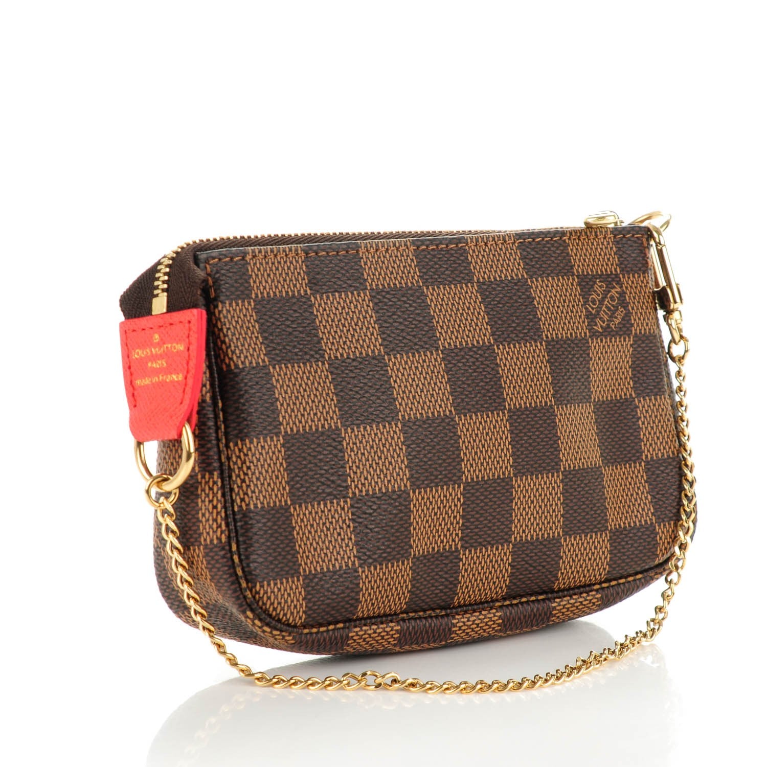 Louis Vuitton Damier Ebene 2015 Christmas Animation Mini Pochette Accessories 3 of 7