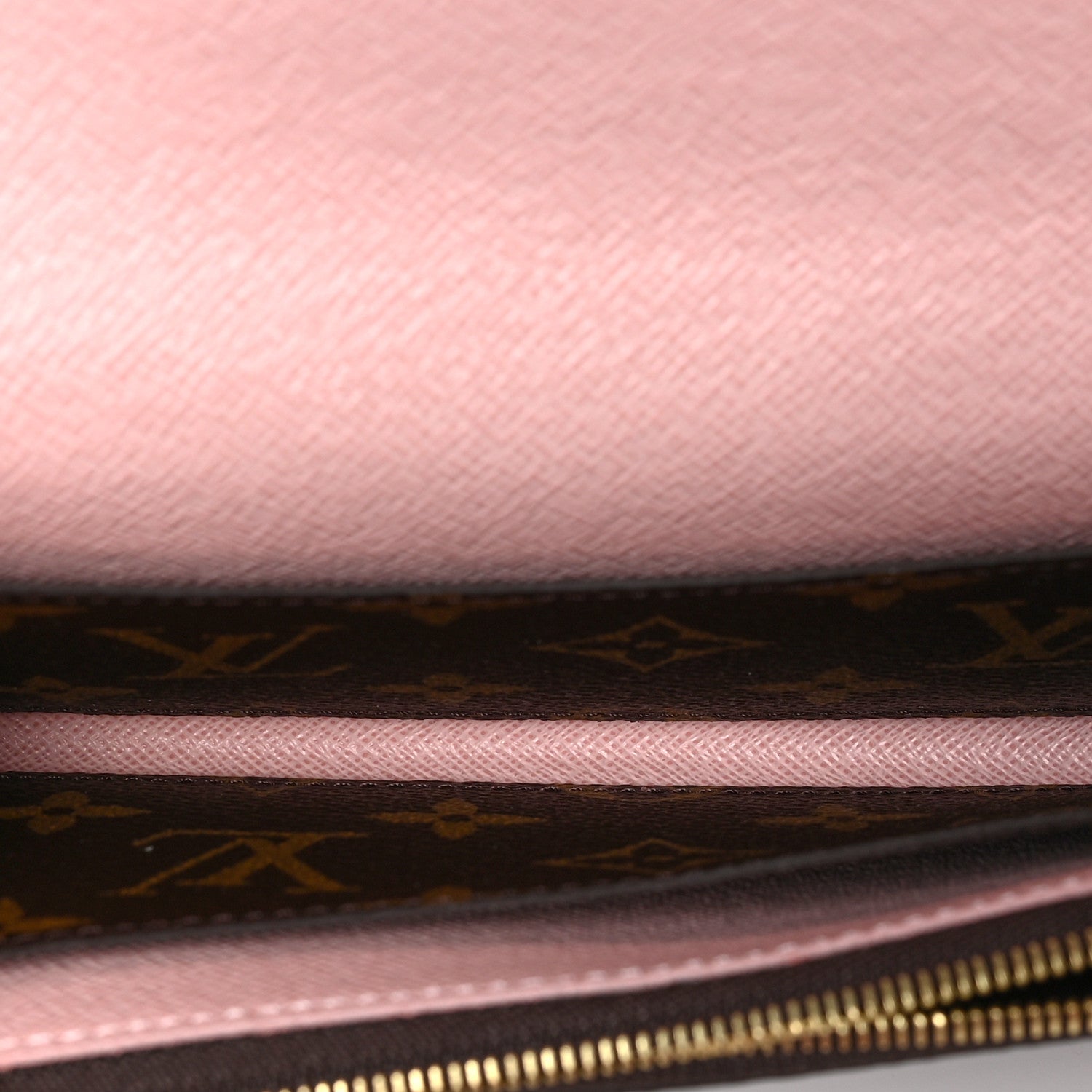Louis Vuitton Monogram Emilie Wallet Rose Ballerine 5 of 8
