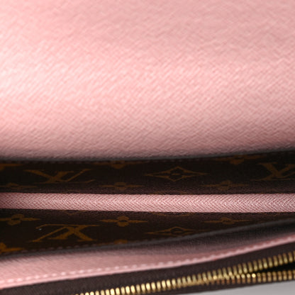 Louis Vuitton Monogram Emilie Wallet Rose Ballerine 5 of 8
