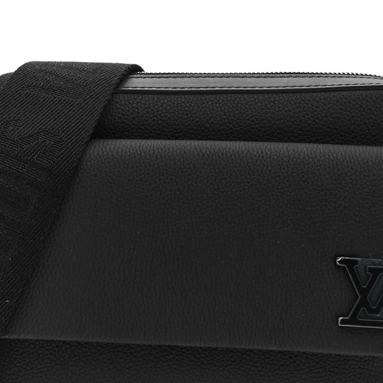Louis Vuitton Calfskin Aerogram Fastline Messenger Black 7 of 9