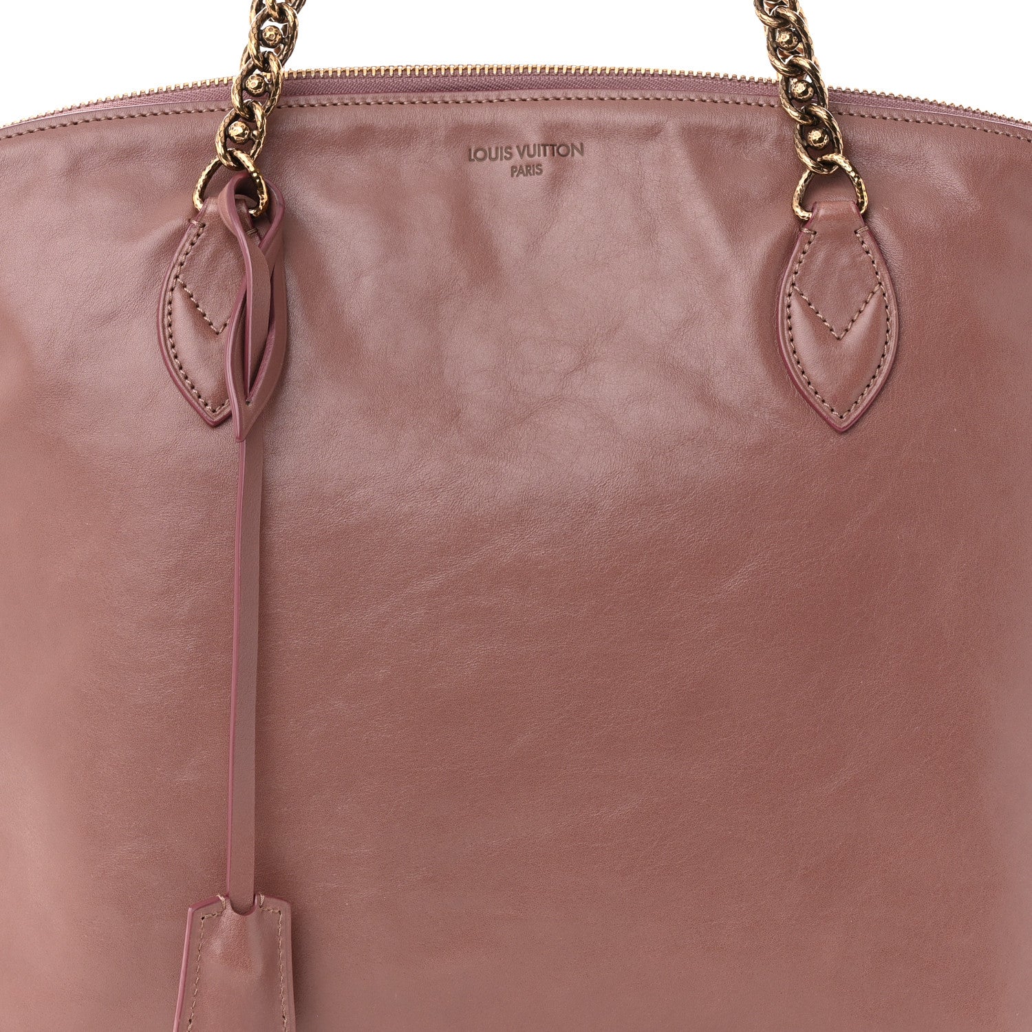 Louis Vuitton Cuir Boudoir Lockit Chain Rose 7 of 9