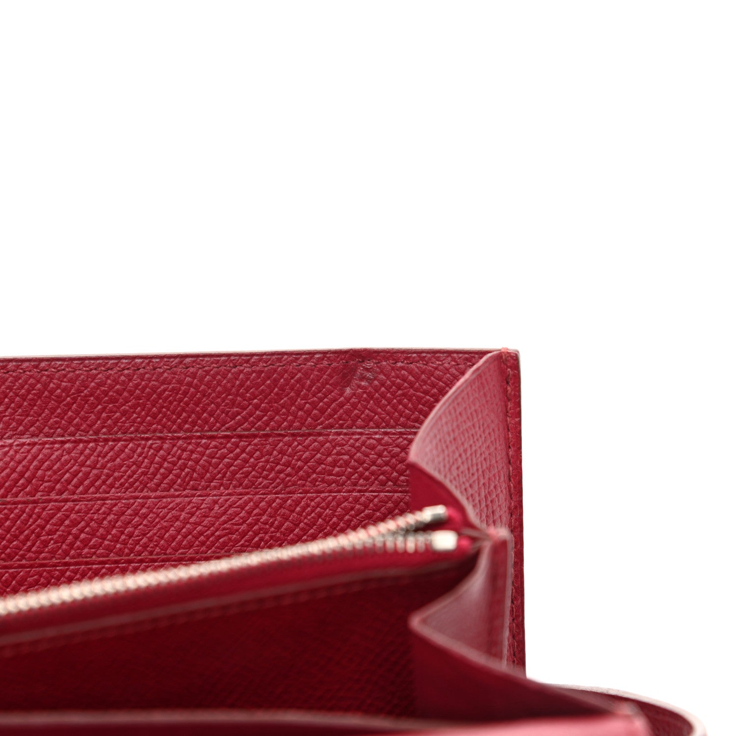 Hermes Epsom Kelly Longue Wallet Rouge Grenat 9 of 16