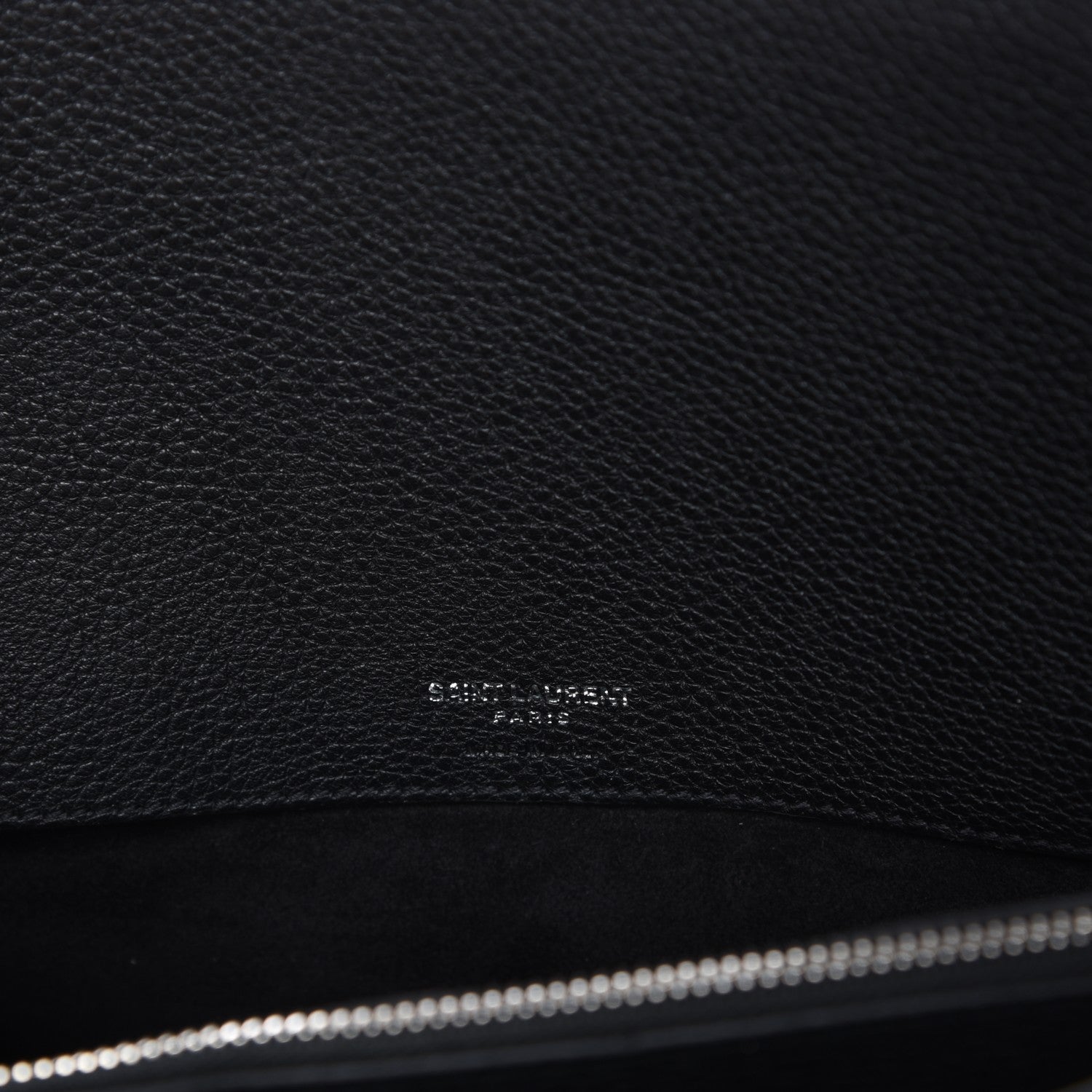 Saint Laurent Grained Calfskin Medium Supple Sac De Jour Black 7 of 18