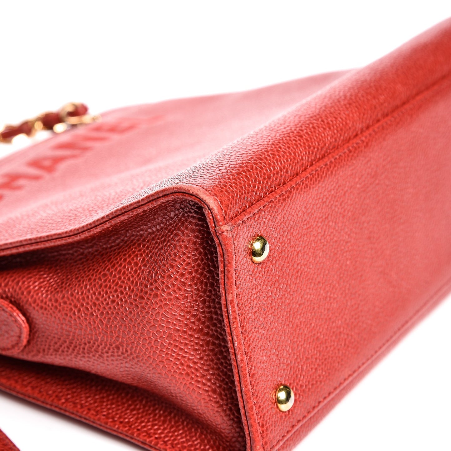 Caviar Shopper Tote Red