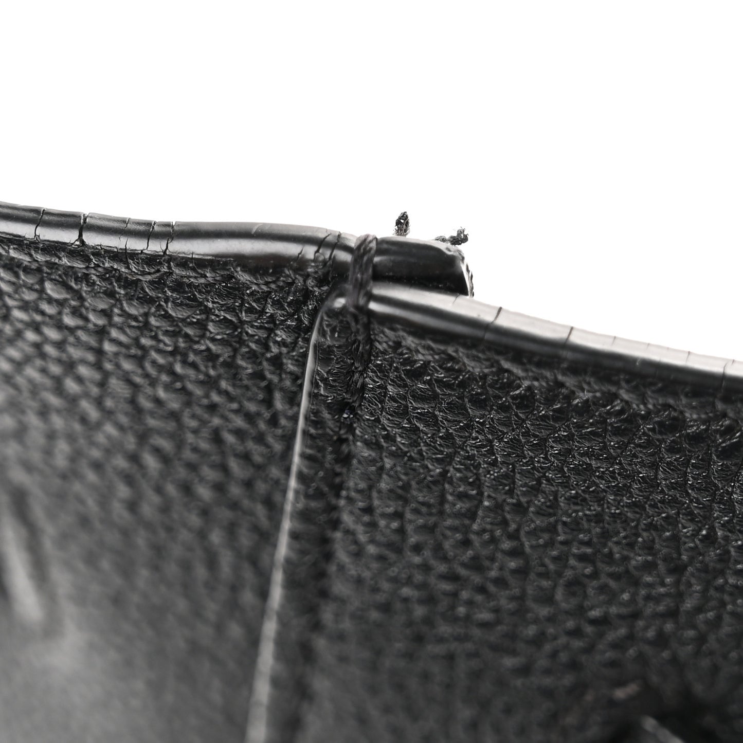 Soft Grained Calfskin Small Belt Cabas Phantom Black