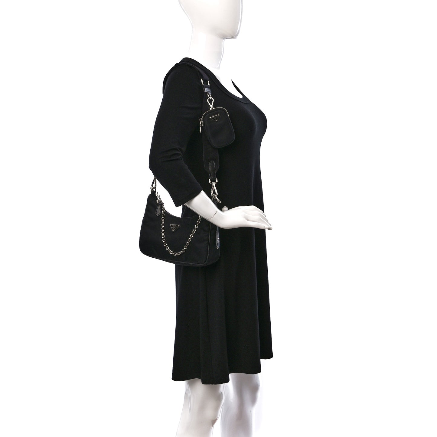 Nylon Re-Edition 2005 Shoulder Bag Black