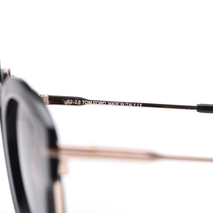 Tom Ford Mia Soft Rounded Sunglasses TF574 Black 4 of 6