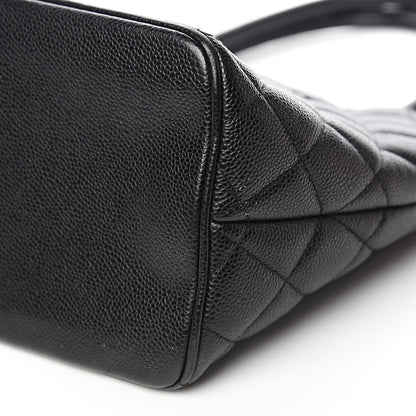 Chanel Caviar Quilted Medallion Tote Black 8 of 10