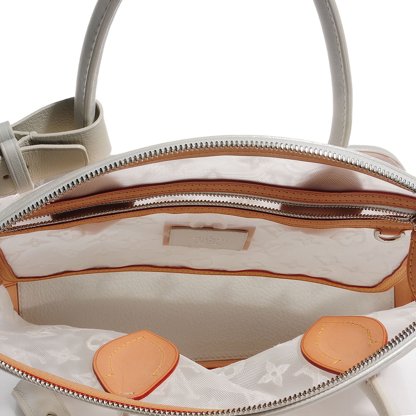 Monogram Transparence Lockit White