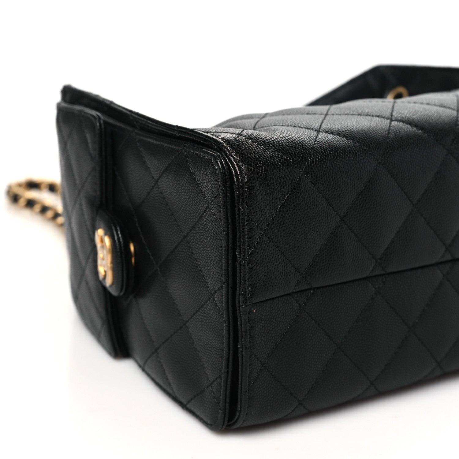 Chanel Caviar Quilted Small Chanel 25 Handbag Black 9 of 10