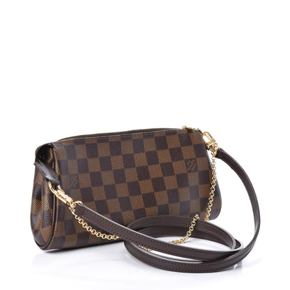 Louis Vuitton Damier Ebene Eva Clutch 3 of 8