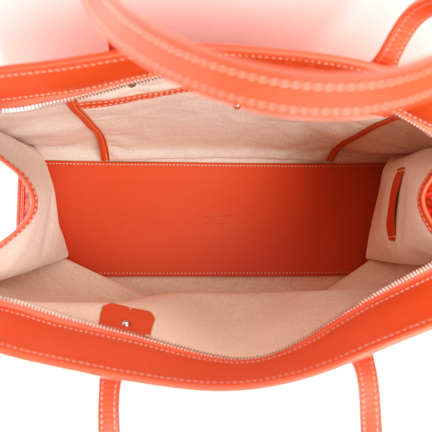 Goyardine Marquises Tote Orange