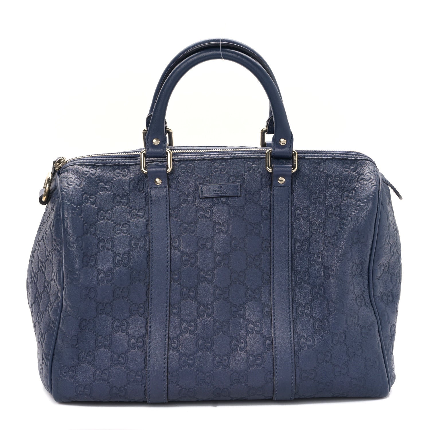 Gucci Guccissima Medium Joy Boston Blue 1 of 17