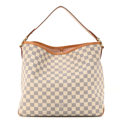 Louis Vuitton Damier Azur Delightful MM Rose Ballerine 1 of 19