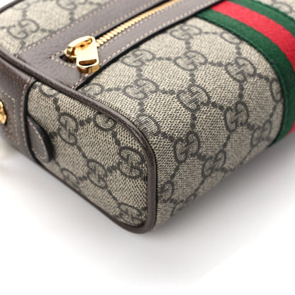 Gucci GG Supreme Monogram Web Small Ophidia Belt Bag 95 38 Dark Brown 10 of 12