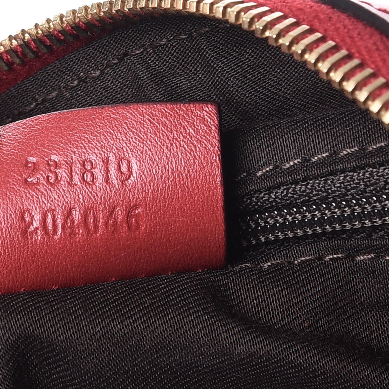 Gucci Guccissima Small Charmy Hobo Red 7 of 7