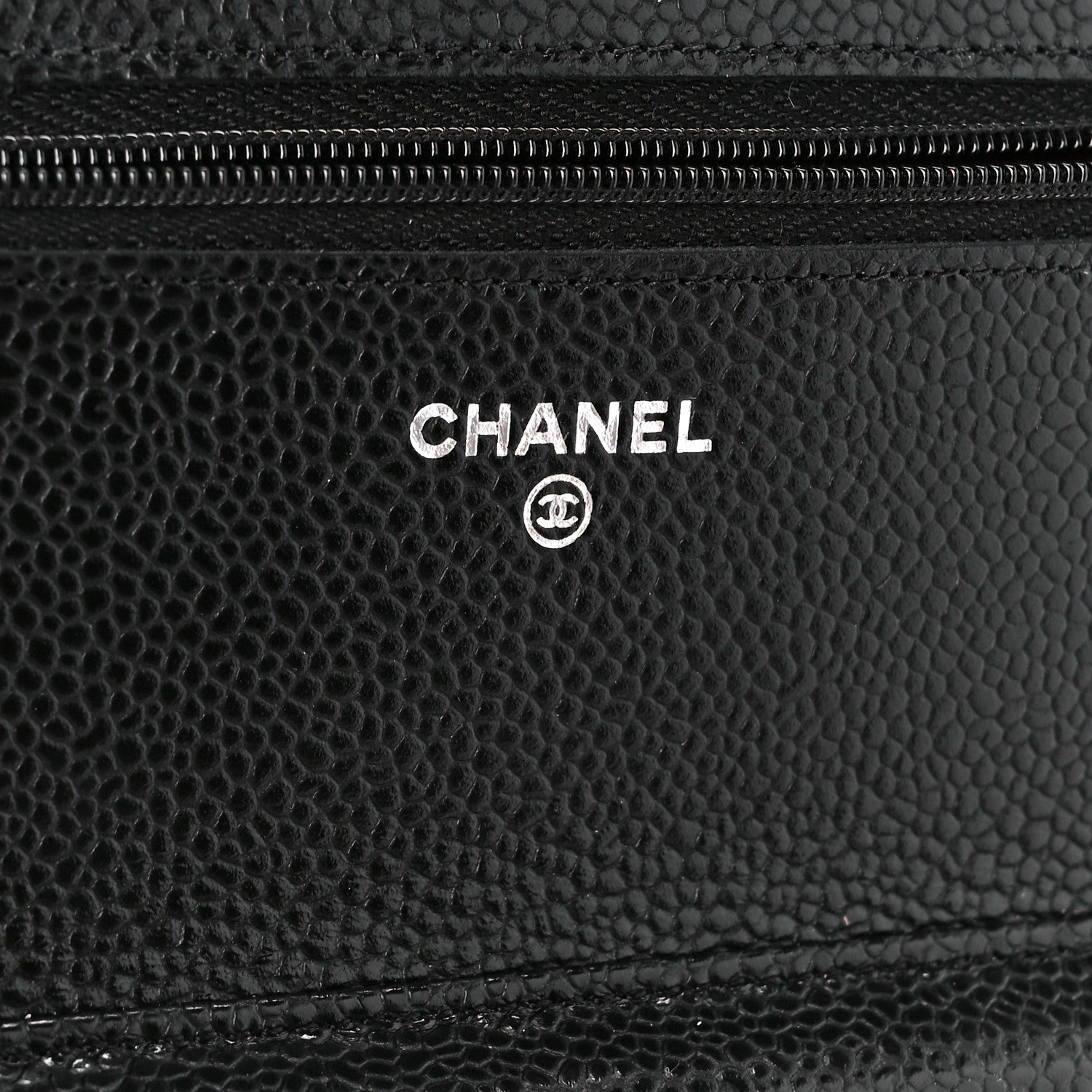 Chanel Caviar Quilted Wallet On Chain WOC Black 6 of 12