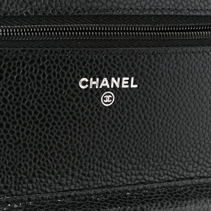 Chanel Caviar Quilted Wallet On Chain WOC Black 6 of 12