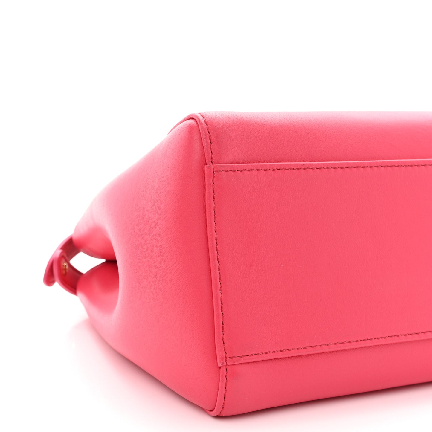 Nappa Stacked Bar Mini Peekaboo Iconic Satchel Lampone