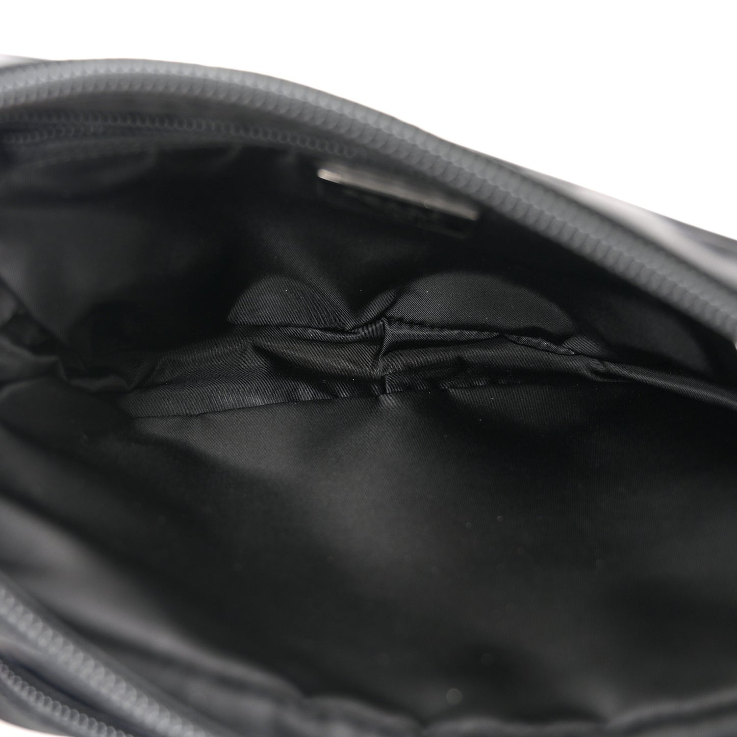 Tessuto Nylon Saffiano Belt Bag Black