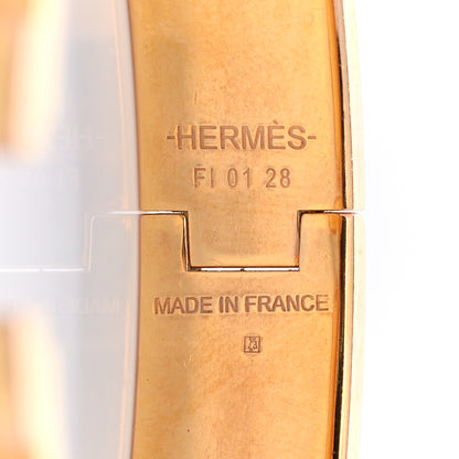 Hermes Enamel Narrow Clic Clac H Bracelet PM White 5 of 5
