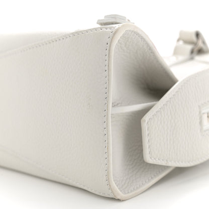 Balenciaga Grained Calfskin Neo Classic Silver Hardware Mini City White 10 of 15