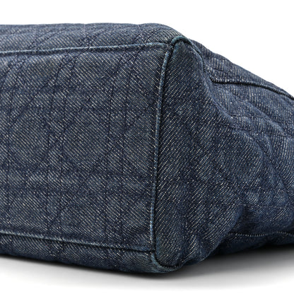 Christian Dior Denim Cannage Large Lady Dior Blue 11 of 18