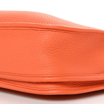 Hermes Taurillon Clemence Evelyne III PM Orange 9 of 9