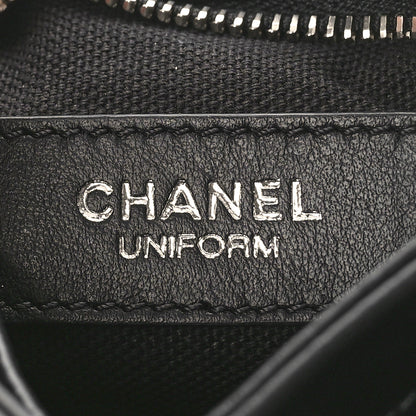 Chanel Lambskin Quilted Crossbody Bag Black 6 of 9