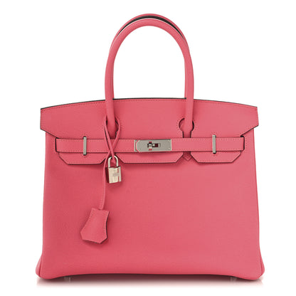 Hermes Epsom Birkin 30 Rose Azalee 1 of 13