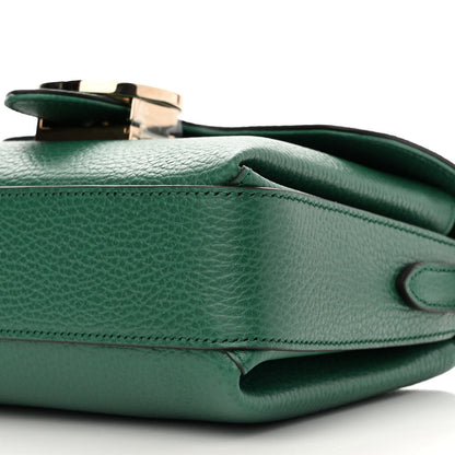 Gucci Dollar Calfskin Interlocking G Crossbody Bag Emerald 10 of 10