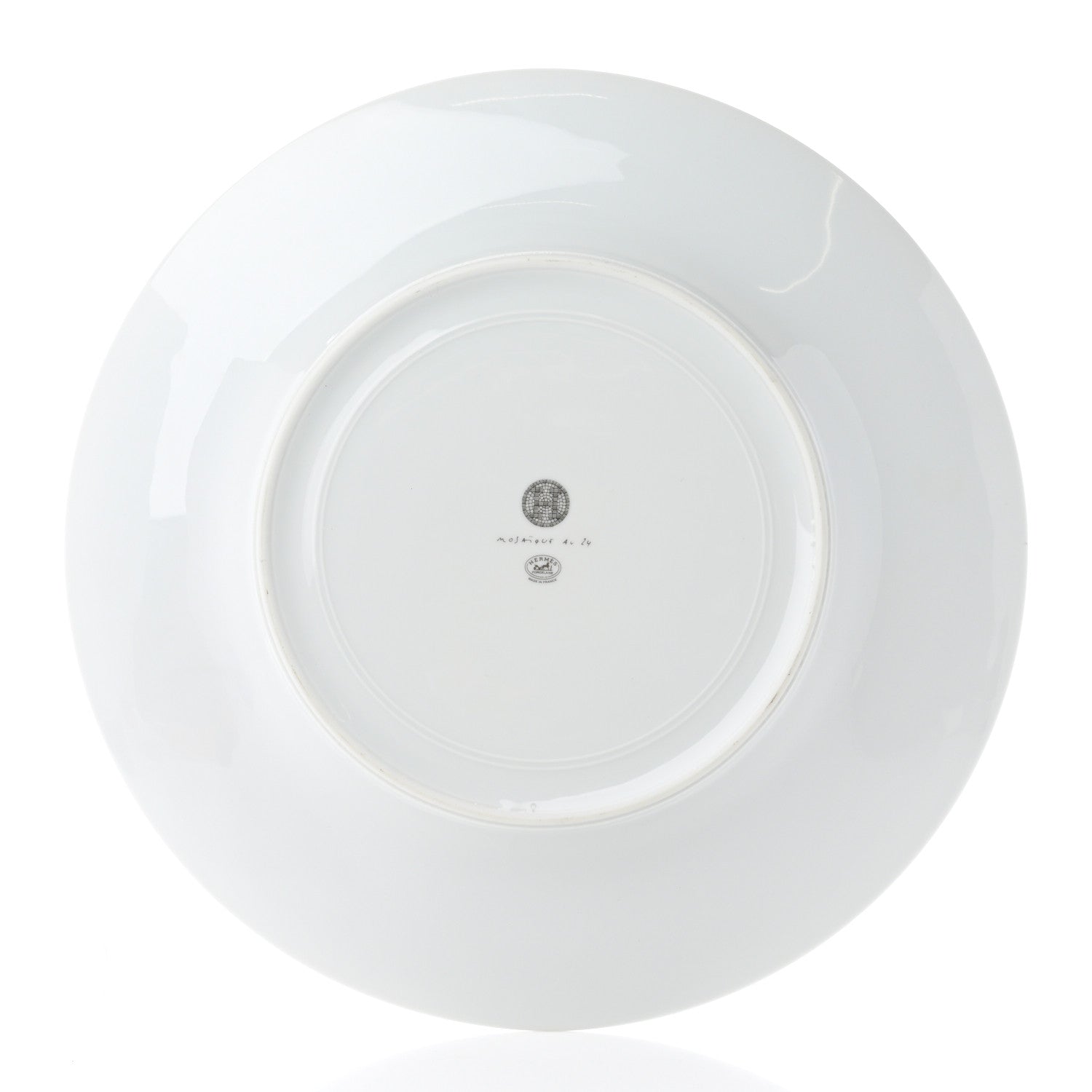 Hermes Porcelain Mosaique Au 24 Presentation Plate 3 of 7