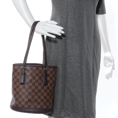 Louis Vuitton Damier Ebene Marais Bucket 23 2 of 9