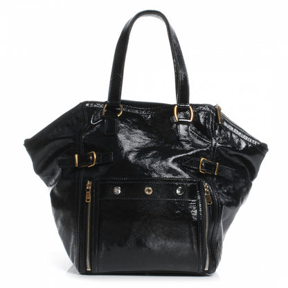 Saint Laurent Patent Medium Downtown Black 1 of 7