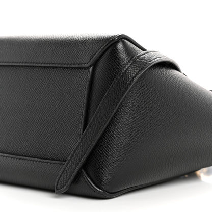 Celine Grained Calfskin Nano Belt Bag Black 9 of 11