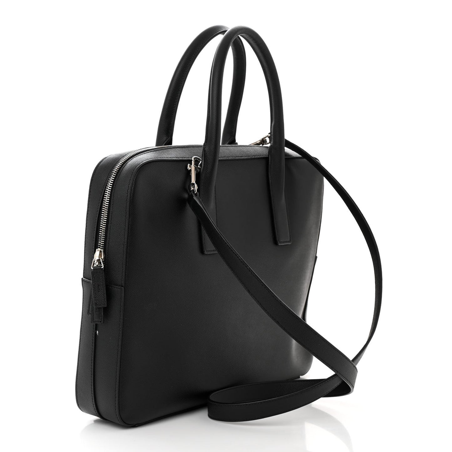 Grain de Poudre Medium Museum Briefcase Black