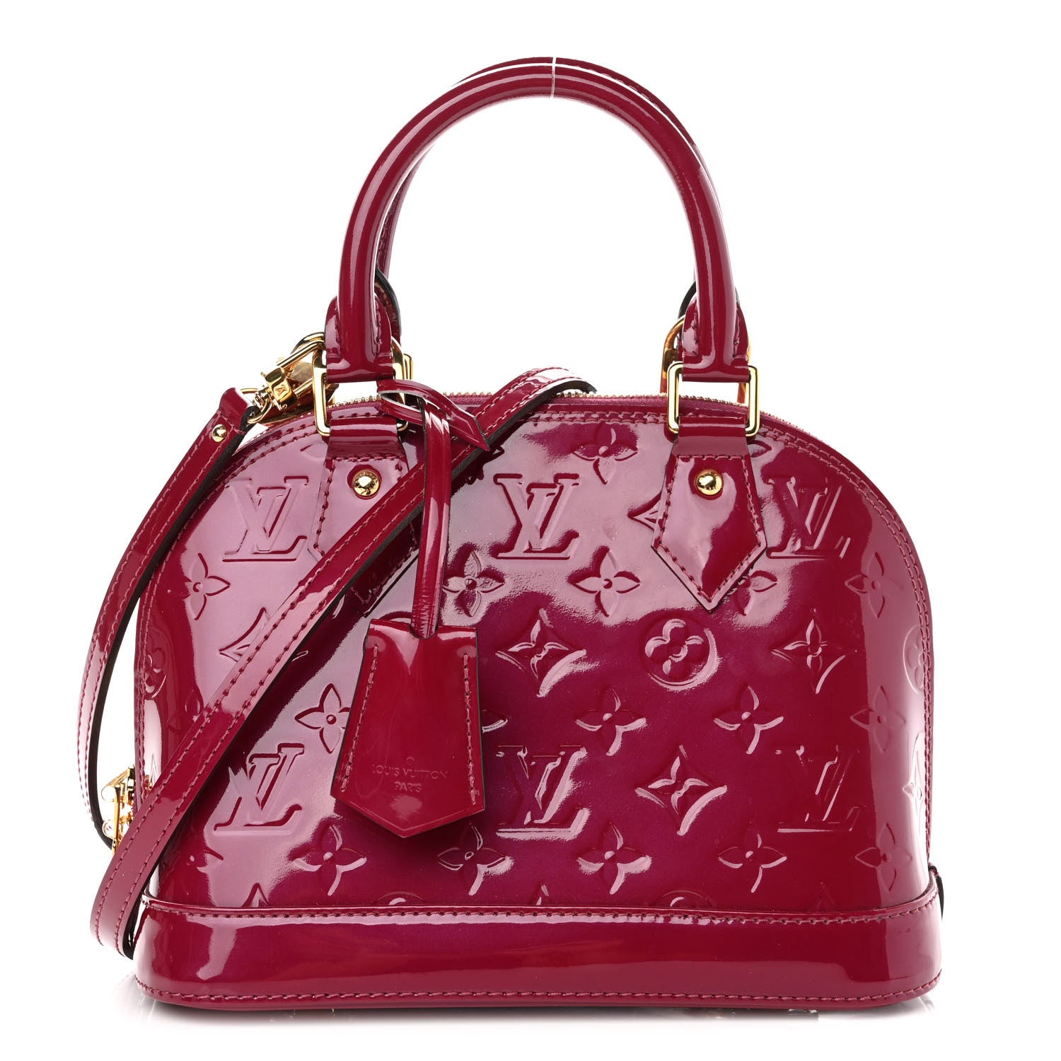 Louis Vuitton Vernis Alma BB Magenta 1 of 6