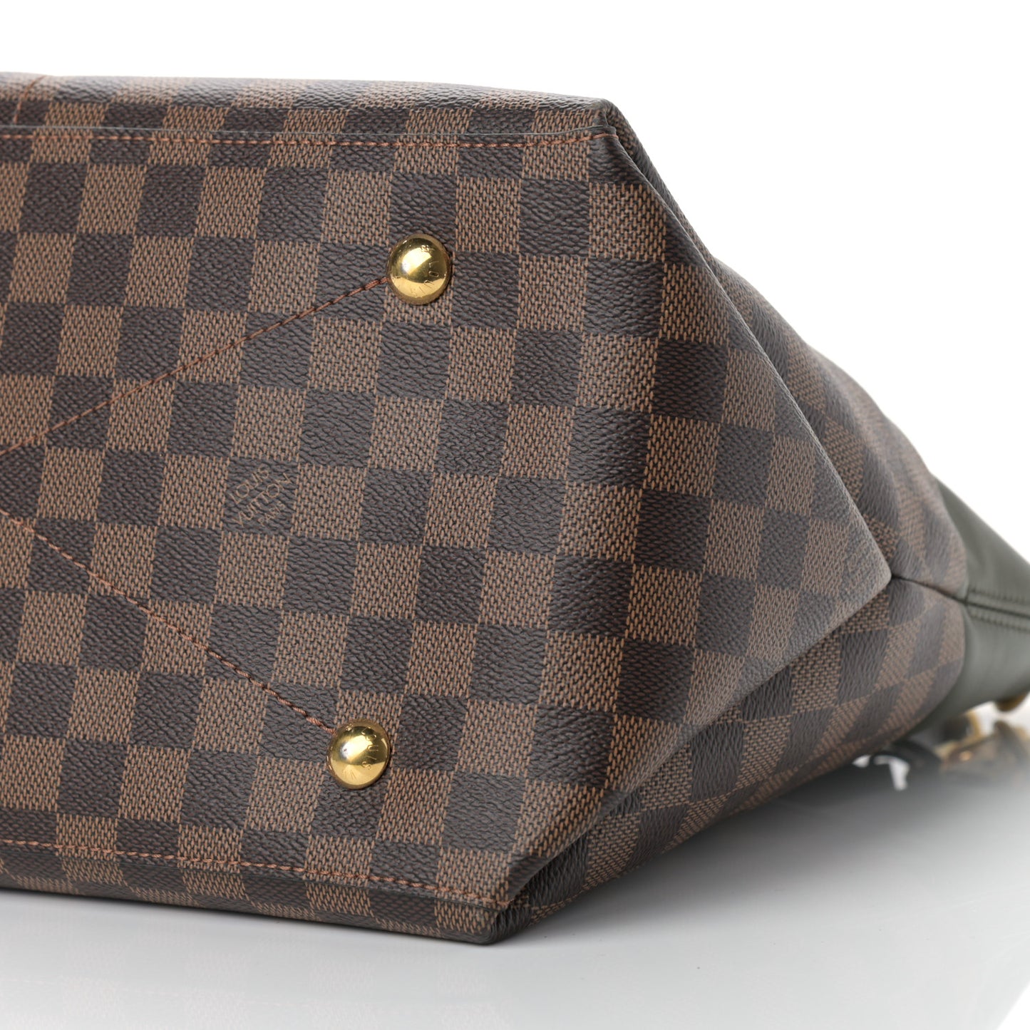 Damier Ebene Calfskin Maida Khaki